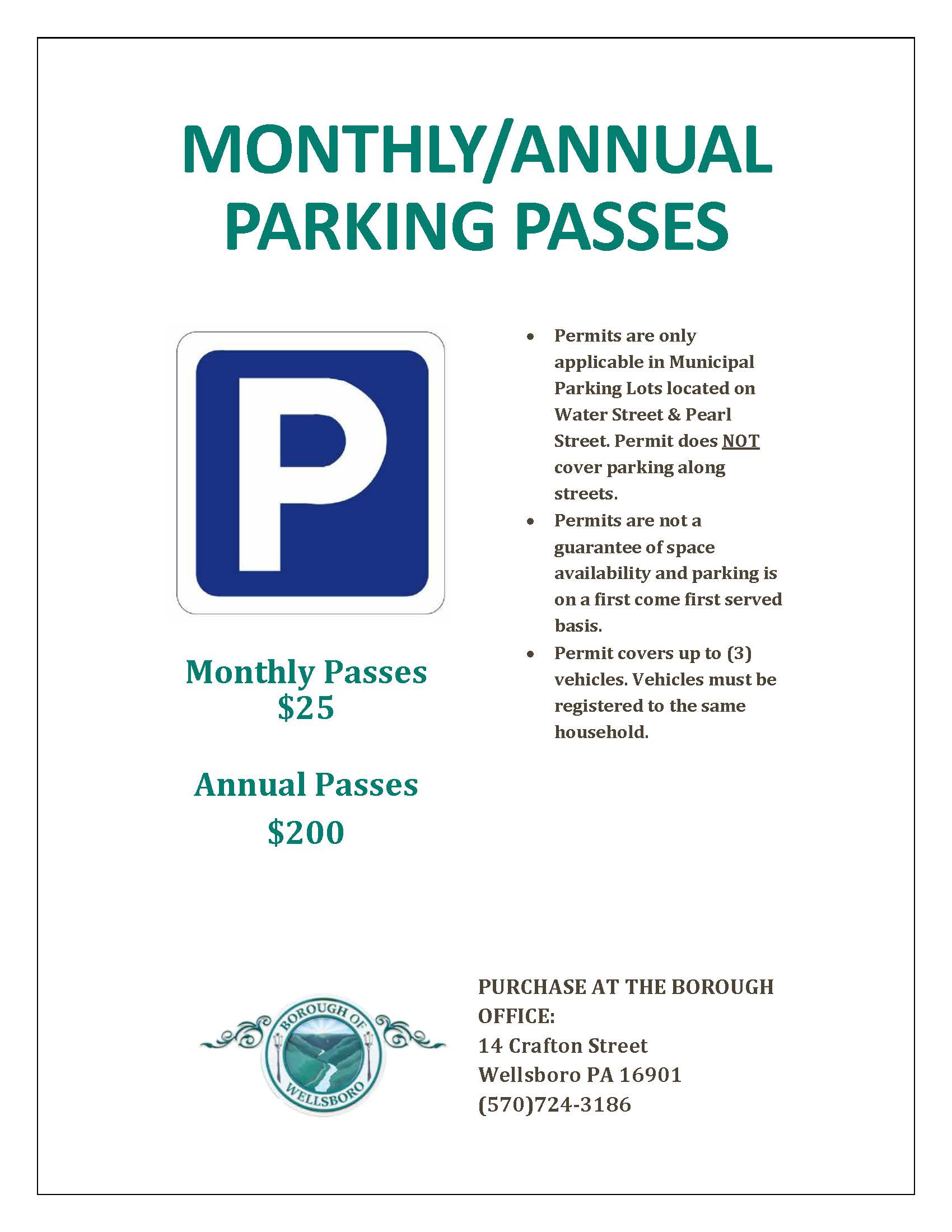 Monthly Parking Pass Image